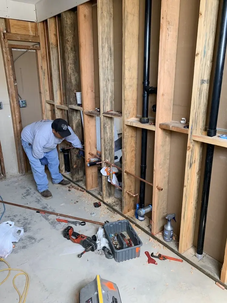 Commercial rough-in plumbing for Water Heater Replacement in Tatum Ranch